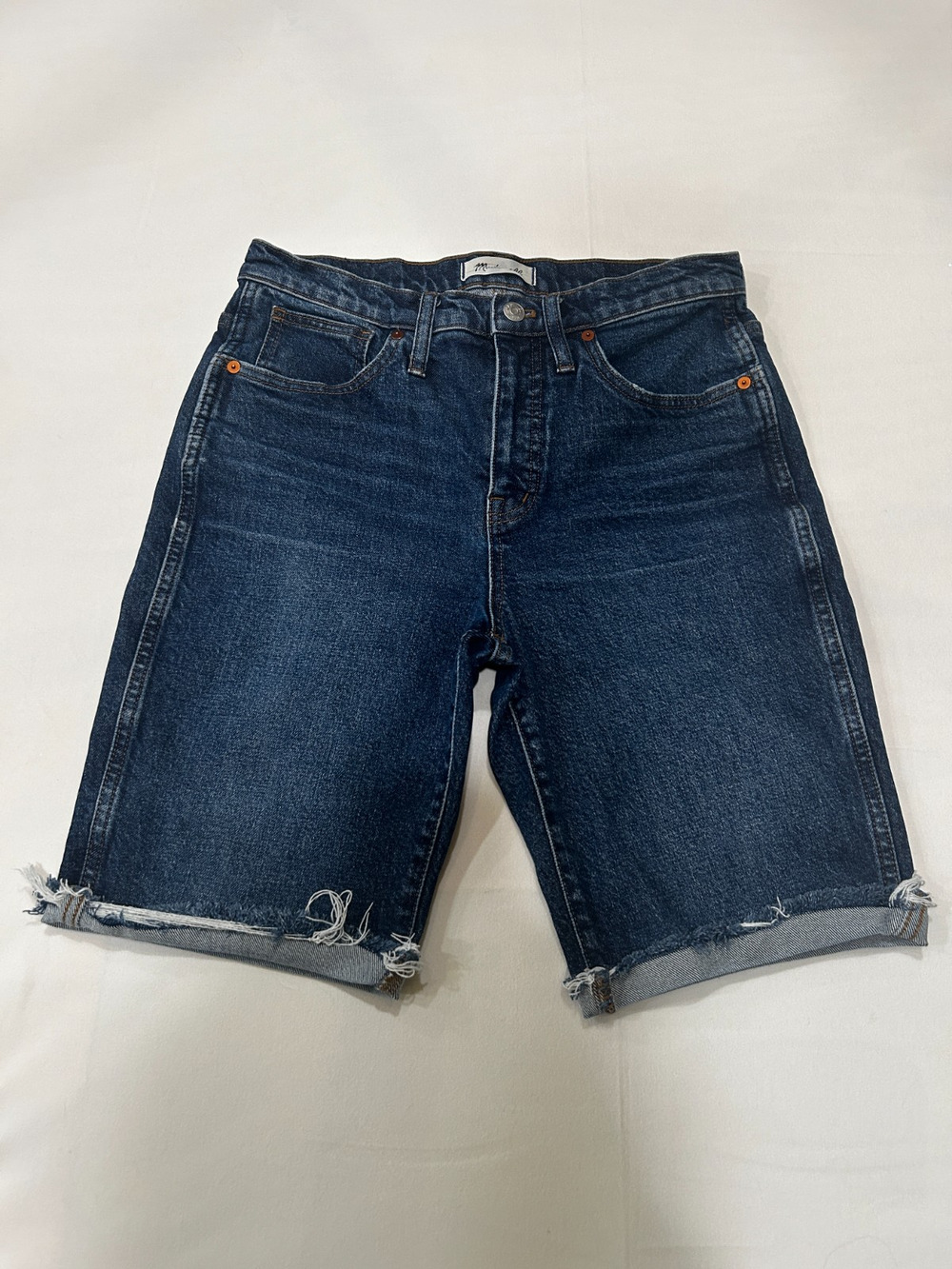 Madewell Women's Stovepipe Full-length Denim Shorts, Size: 28